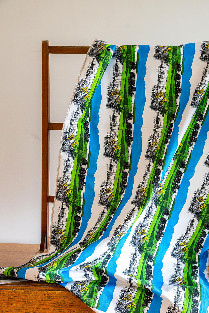 Sleeping Warrior fabric by the metre by Sarah Jane Hemsley
