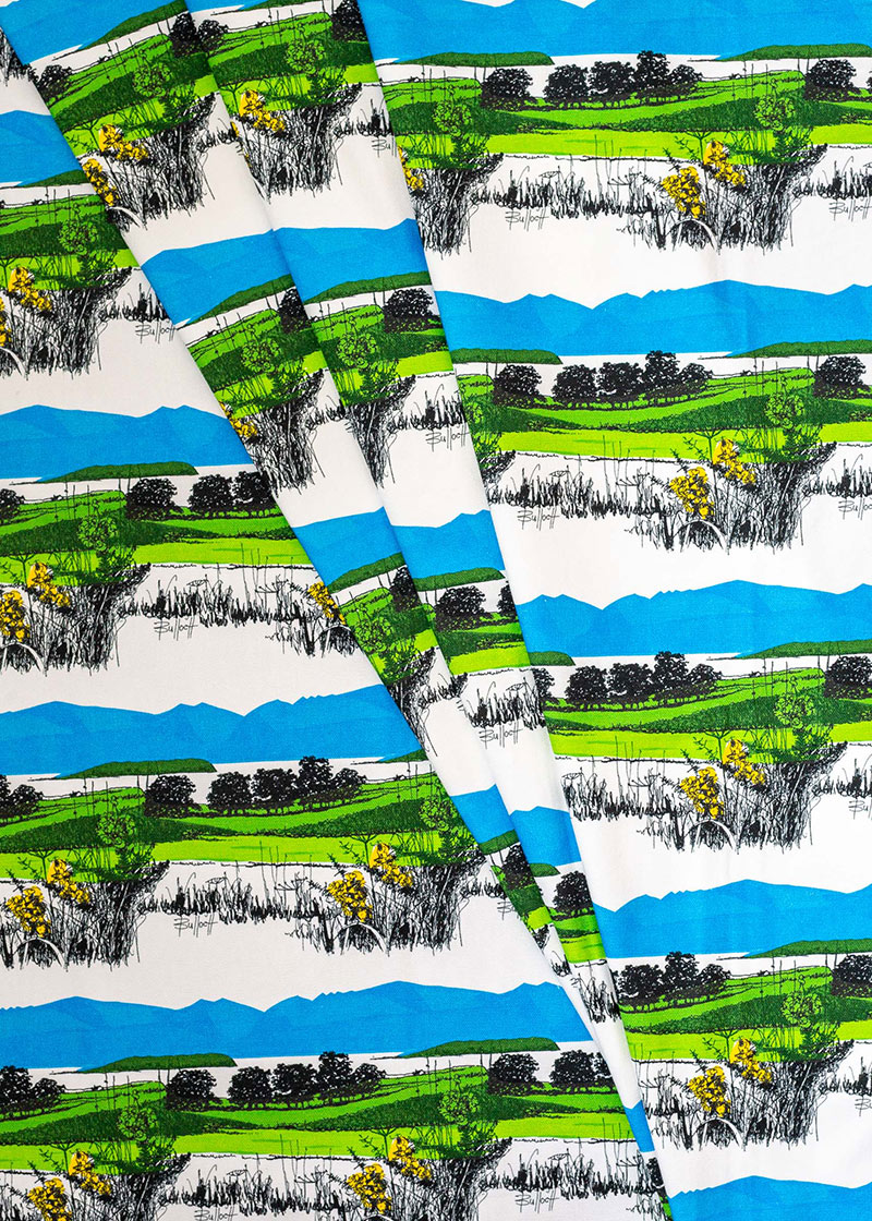 Sleeping Warrior fabric by the metre by Sarah Jane Hemsley