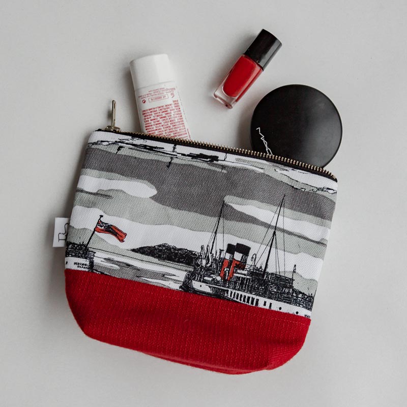 Waverley Dark Grey Cosmetic Bags by The Bulloch Collection