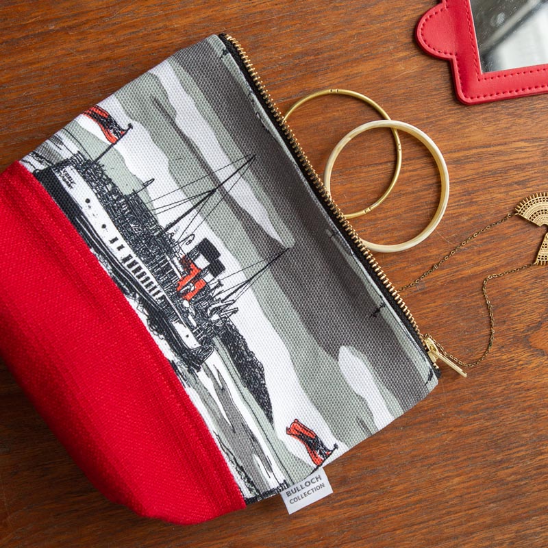 Waverley Dark Grey Cosmetic Bags by The Bulloch Collection