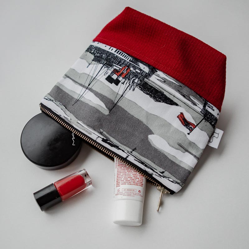 Waverley Dark Grey Cosmetic Bags by The Bulloch Collection