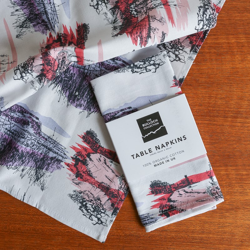 Dunagoil and Shore Road Napkins by Sarah Jane Hemsley